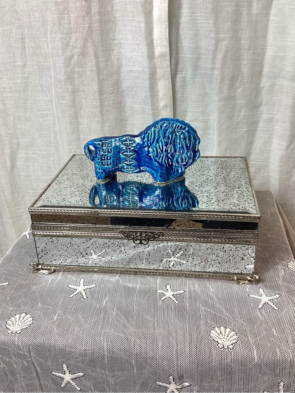 Bitossi Rimini Ceramic Blue Lion - Picture 3 of 6
